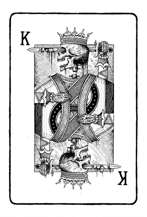 Joker Card Tattoo, Gotik Tattoo, Card Tattoo Designs, Playing Cards Art, Joker Card, Playing Cards Design, Card Tattoo, 카드 디자인, Tattoo Art Drawings