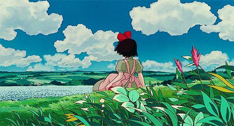 Studio Ghibli Forever Anime Disney, Kiki Delivery, Ghibli Artwork, Kiki's Delivery Service, Studio Ghibli Movies, Studio Ghibli Art, Ghibli Art, Ghibli Movies, Japanese Animation