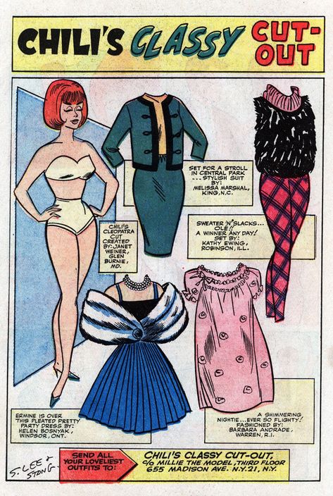 Read online Millie the Model comic - Issue #122 Millie The Model, Comic Book Paper, Christmas Paper Crafts, Vintage Paper Dolls, Vintage Comics, Christmas Paper, The Model, Vintage Paper, Reading Online