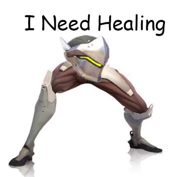 OMG BEGONE!! Genji I Need Healing, Cursed Overwatch Image, Genji Meme, Overwatch Cats, Genji Shimada, Overwatch Genji, Overwatch Funny, Movie Hacks, Overwatch Memes