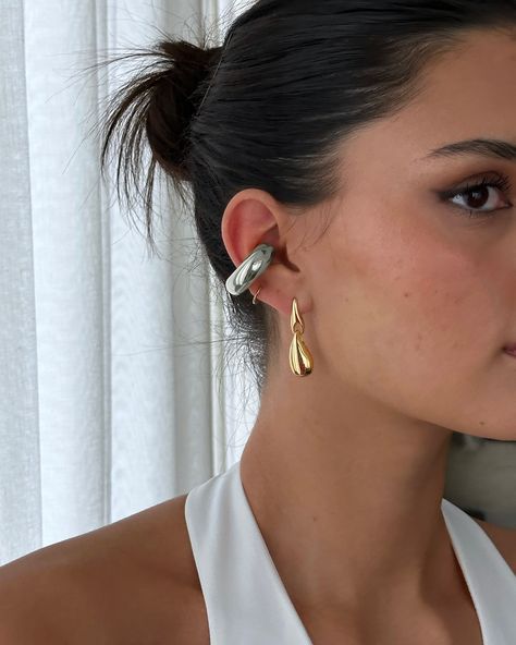 Spotlight on our best selling style ✨ our Amlafi hoops & ear cuff, available in two tones Mermaid Energy, Ear Cuffs, Ear Cuff, Milan, Jewelry Accessories, Mermaid, Cuff, Energy, Hair