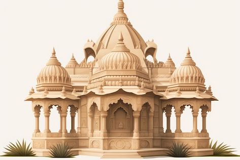 Indian Temple Illustration, Mandir Illustration, Vfx Background, Temple Illustration, Creative Wedding Invitations Design, Graphic Wedding Invitations, Traditional Background, Digital Wedding Invitations Templates, Caricature Wedding