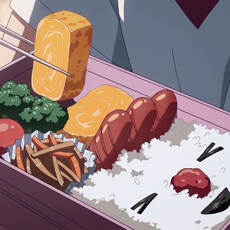 Anime Food Icons Aesthetic, Anime Food Icon, Anime Cooking Aesthetic, Ghibli Food Art, Anime Food Art Aesthetic, Horrorcore Aesthetic, Studio Ghibli Food, Ghibli Food, Animated Food