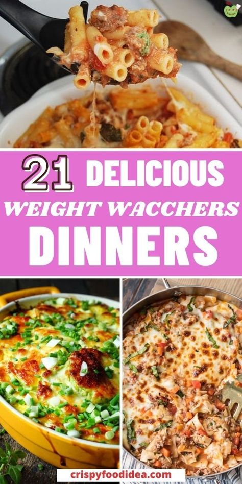 Here you get some delicious weight watchers dinner recipes that are best for dinner and for weight loss. Weight Watchers Meals Dinner, Weight Watchers Dinner, Weight Watchers Plan, Weight Watchers Meal Plans, Quick Healthy Dinner, Weight Watcher Dinners, Healthy Family Dinners, Family Meal Planning, Weight Watchers Dinner Recipes