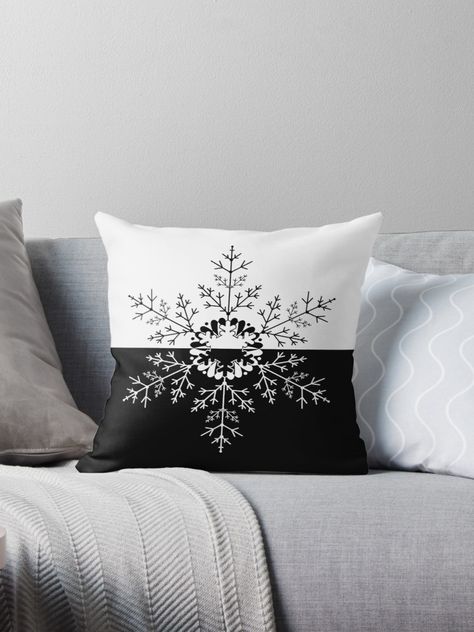 Urban Bedroom Ideas, Buffalo Christmas, Urban Bedroom, Snowflake Snowflake, Contemporary Loft, Quilted Christmas Stockings, Neutral Christmas Decor, Neutral Christmas, Pillow Christmas