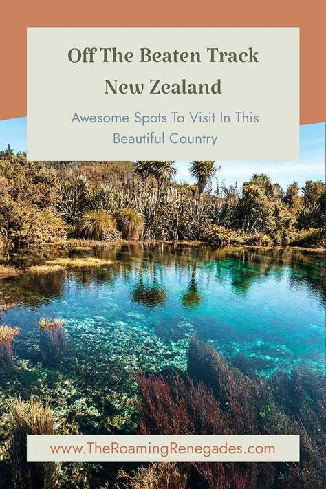 The ultimate guide to the best off the beaten track New Zealand place to visit in this beautiful country from the North to the South islands! New Zealand South Island, Adventure Travel Explore, Camping Spots, Wildlife Sanctuary, Place To Visit, New Zealand Travel, Adventure Activities, South Island, Queenstown