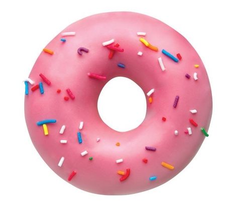 It’s delicious, it’s pink, it’s sprinkled, it’s Homer Simpson’s favourite snack! Donut Pictures, Pink Doughnut, Caramel Delights, Krispy Kreme Donuts, Coffee Shake, Krispy Kreme Doughnut, Strawberry Donuts, Glazed Doughnuts, Snowy Christmas Tree