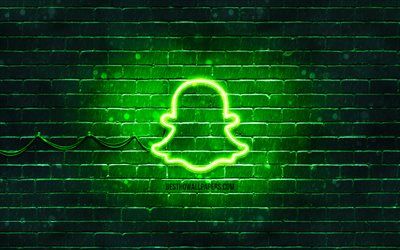 Télécharger fonds d'écran Logo vert Snapchat, 4k, brickwall vert, logo Snapchat, marques, logo néon Snapchat, Snapchat pour le bureau libre. Photos de bureau libre Neon Green Snapchat Icon, Snapchat Logos, Green Aesthetic Phone, Neon App Icons, Aesthetic Snapchat, Snapchat Logo, Logo N, Snapchat Icon, Hacker Wallpaper