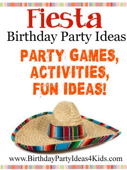 Fun Fiesta themed birthday party ideas for kids, tweens and teen parties.  Fun and unique party games, activities, party favors, food, decorations and more!  #fiesta #birthday #party #ideas Mexican Carnival Theme, Mexican Party Games Families, Mexican Christmas Party Games, Mexican Christmas Games, Mexican Themed Party Ideas, Kids Fiesta Birthday Party, Mexican Christmas Party, Mexican Birthday Party Ideas, Fiesta Mexicana Ideas