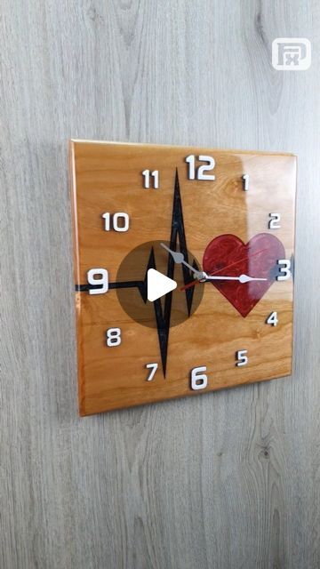 FxP art on Instagram: "Unique Heartbeat Resin & Wood Clock - Handcrafted with Love 
Meet our one-of-a-kind Heartbeat Resin & Wood Wall Clock, handcrafted to perfection! This unique timepiece combines the natural warmth of wood with a striking resin heart design, symbolizing the rhythm of time. The EKG-inspired motif adds a modern twist, making this clock a perfect addition to any home decor.✨ 
 
Add a touch of elegance and artistry to your space with this exclusive clock. Available now in our online store! 

🕒 **Swipe to see more!** 
🔗 **Link in bio** 

The perfect epoxy for any project👇

https://www.resinplan.com/

After choosing the right set, the code with a 10% discount ➡️ FXP ⬅️

#amazing #ideas #epoxy #resin #travel #design #resinart #love #epoxyresin #art #photooftheday #handmade Handmade Wall Clocks, Wood Clock, Wood Clocks, Wood Wall Clock, Amazing Ideas, Travel Design, Heart Design, In A Heartbeat, Resin Art