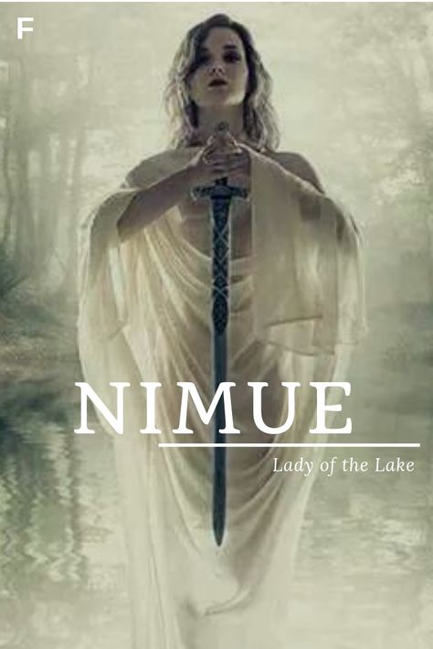 Nimue, meaning Lady of the Lake, Authurian names, N baby girl names, N baby names, female names, whimsical baby names, baby girl names, traditional names, names that start with N, strong baby names, unique baby names, feminine names, literary names, nature names, water names Names Nature, Hispanic Baby Names, Literary Names, Child Names, Water Names, Strong Baby Names, Nature Names, Fantasy Character Names, Feminine Names