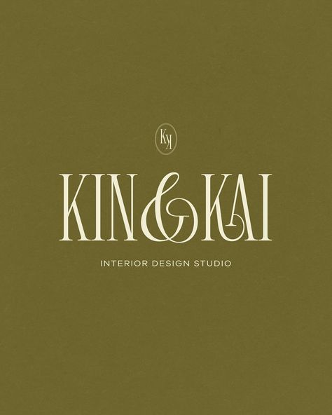 Kin & Kai ✨ A uniquely crafted wordmark logo design for our esteemed interior design client, epitomizing timeless luxury and elegance. We create branding for startups, small/medium businesses and personal brands who aspire to be have a memorable and authentic brand. Order your branding package via the link in bio. Limited availability in May! #brandingdesign #brandingstudio #logoideas #customlogo #modernbranding #logotype #logobranding #smallbusinessbranding #logoinspiration #premadelogo ... Elegant Personal Branding, Elegant Wordmark Logo, Luxury Wordmark Logo, Luxury Personal Branding, Luxury Fonts Branding, Elegant Logo Design Luxury, Events Logo Design, Airbnb Branding, Interior Logo Design