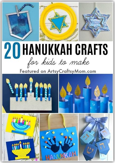 20 Heartwarming Hanukkah Crafts for Kids 1 Hanukkah Activities Preschool, Hanukkah Crafts For Kids, Dreidel Craft, Hannukah Crafts, Kwanzaa Crafts, Hanukkah Activites, Diy Hanukkah, Hanukkah Art, Hanukkah For Kids