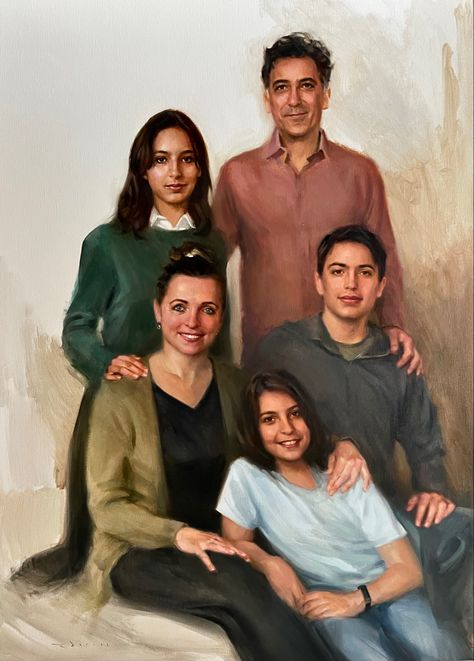 oil painting 110x80cm Family Portrait Painting, Collage Drawing, Portraiture Painting, Art Diary, Oil Painting Portrait, Oil Portrait, 2025 Vision, Family Portrait, Art Stuff