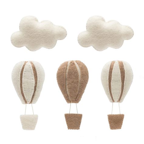 Brand	Glaciart One
Mounting Type	Wall Mount 😊, Crib, Ceiling Mount
Material	Wool
Theme	Holidays
Item Dimensions LxWxH	7.09 x 5.12 x 2.36 inches Hot Air Balloon Nursery Decor, Garland Wall Decor, Ceiling Mobile, Mobile For Crib, Balloon Cloud, Hot Air Balloon Decorations, Hot Air Balloon Nursery, Balloon Clouds, Wool Felt Fabric