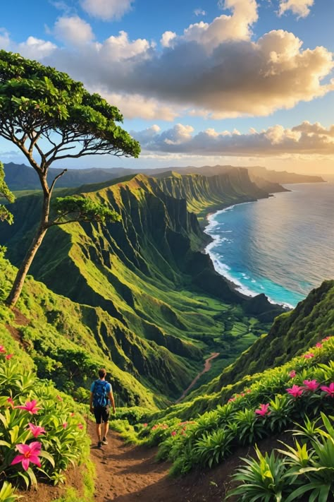 🌺 Ultimate Guide to Hiking in Hawaii: Trails, Tips &#038; Hidden Gems 🌴 Hawaiian Culture Aesthetic, Travel Hostel, Mauna Kea Hawaii, Hawaii Hike, Hiking In Hawaii, Kalalau Trail, Waikoloa Hawaii, Hiking Hawaii, Hawaii National Parks