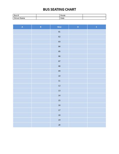 Bus Seating Chart for 22 Seats - Are you looking for a Bus Seating Chart up to 22 Seats? Download this example Bus Seating Chart in minutes! Bus Seating Chart, Bus Trip, Bus Tour, Seating Chart Template, Chart Template, Bus Travel, Business Templates, Seating Chart, Seating Charts