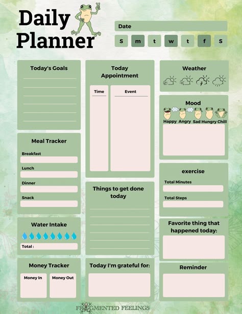 Free Digital Planner Templates Activity Planner, Todays Weather, Simple Layout, 2024 Planner, Daily Organization, Scrapbook Printing, Daily Activity, Easy Paper Crafts Diy, Face Exercises