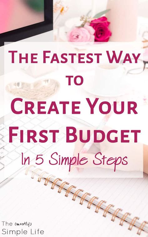 The Fastest Way to Create Your First Budget - The (mostly) Simple Life Spending Tracker Printable, Sample Budget, Budget List, Monthly Budget Spreadsheet, Excel Budget, Monthly Budget Planner, Living On A Budget, Budget Spreadsheet, Making A Budget