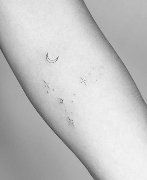 210+ Amazing Constellation Tattoos With Meanings (2023) - TattoosBoyGirl Constellation Tattoos Pisces, Small Pisces Tattoos Constellation, Pisces Constellation Tattoo Designs, Mini Constellation Tattoo, Pisces Constellation Nails, Zodiac Signs Tattoos Pisces, Pisces Constilation Tattoo, Minimalist Pisces Constellation Tattoo, Pisces Constellation Tattoo Stars