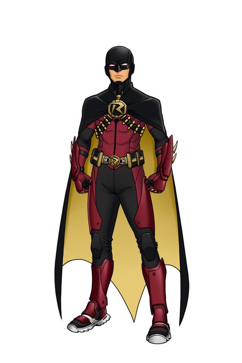 Nightwing Concept Art, Nightwing Suit Design, Gotham Knights Robin, Batman Oc, Batman Ideas, Batman Gotham Knight, Duke Thomas, Batman Redesign, Tim Drake Red Robin