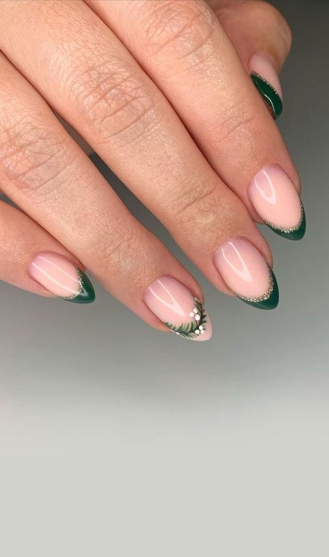 Holiday Nails Christmas, December Nails, October Nails, Nagel Tips, Christmas Gel Nails, Christmas Nails Easy, Simple Gel Nails, Her Nails, Short Acrylic Nails Designs