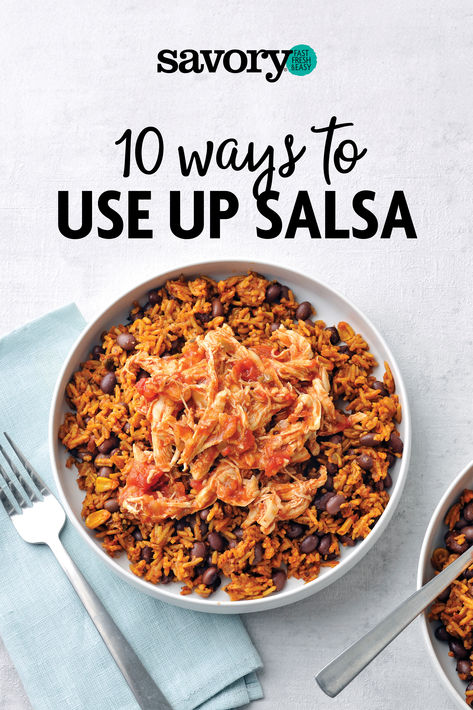 🌶️ Looking for surprising ways to use up leftover salsa? Celebrate Hispanic Heritage Month with deliciously creative recipes that transform your salsa into something extraordinary! Dive in and discover how to turn your leftover salsa into mouthwatering meals that pay homage to Hispanic flavors. 🥑🍅🌟 Uses For Salsa, Leftover Salsa What To Do With, Leftover Salsa Recipes, Salsa Uses, Recipes Using Salsa Dinners, Recipes Using Salsa, Recipes With Salsa, Recipe Using Salsa, Leftover Salsa