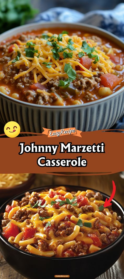 Rediscover the classic comfort of Johnny Marzetti Casserole, a hearty, satisfying dish made with ground beef, noodles, tomatoes, and cheese. Originating from the Midwest, this casserole is a beloved comfort food that’s perfect for feeding a crowd. #JohnnyMarzetti #CasseroleDinner #ComfortCuisine Best Johnny Marzetti Recipe, John Marzetti Casserole, Johnny Marzetti Casserole Recipe, Johnny Marzetti Recipe, Johnny Marzetti Casserole, Marzetti Casserole, Johnny Marzetti, Ground Beef Noodles, Tomatoes And Cheese