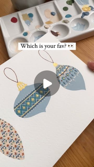 Eleanor - Alicia Aura Studio on Instagram: "Painting Christmas bauble decorations 🎄
.
.
.
.
.
#illustration #christmas #christmasbaubles #artprocess #art #acrylicpainting #patterndesign #pattern #baubles #handpainted" Illustration Christmas, Instagram Painting, Painting Christmas, Christmas Bauble, Process Art, Christmas Baubles, Printmaking, Aura, Pattern Design