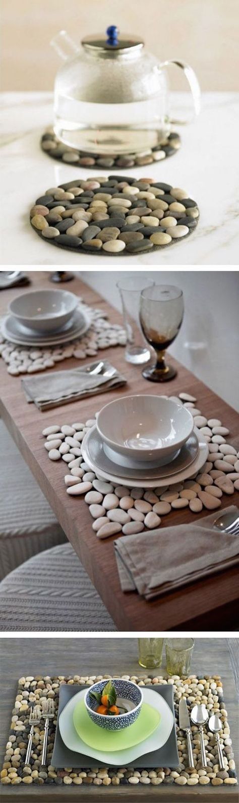 Deco Nature, Rock And Pebbles, European Home Decor, Design Blogs, Decor Guide, Décor Diy, Easy Home Decor, Diy Home Improvement, Nature Decor