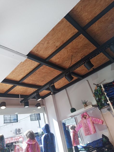 Shed Ceiling Ideas, Basement Ideas Game Room, Ceiling Remodel, Craftsman Home Interiors, Toddler Boy Room Decor, Finished Basement Ideas, Game Room Basement, Interior Ceiling Design, Cozy Basement