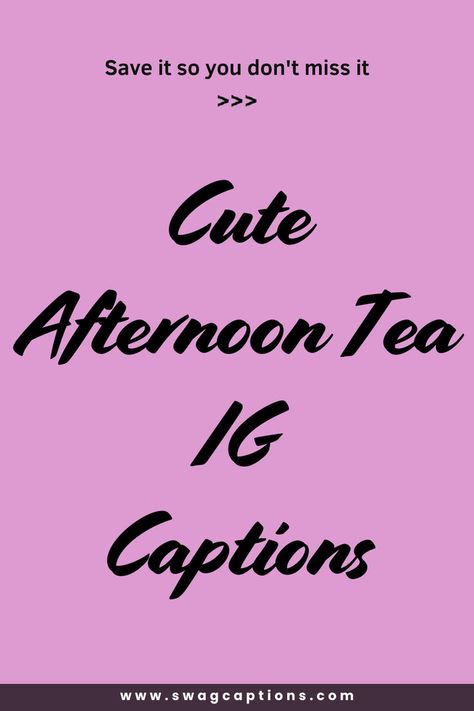 Enjoy your tea time with style! Discover the perfect "Cute Afternoon Tea IG Captions" to make your Instagram posts pop. Whether you're savoring a scone or enjoying a delightful tea party, these captions will add a charming touch to your photos. Perfect for sharing your love of afternoon tea with a bit of whimsy and fun. Tea Captions, Party Captions, Party Quotes, Perfect Cute, Tea Quotes, Ig Captions, Quotes For Instagram, Instagram Captions, Afternoon Tea