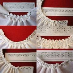 Smocking Tutorial, Sewing Collars, Smocking Patterns, Sew Ins, Sewing Stitches, 자수 디자인, Couture Sewing, Hand Embroidery Stitches, Fashion Sewing Pattern