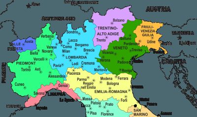 Northern Italian regions and cities Northern Italy Map, Best Places In Italy, Map Of Italy, Train Map, Italy Destinations, Italy Beaches, Italy Wine, Area Map, Italy Holidays