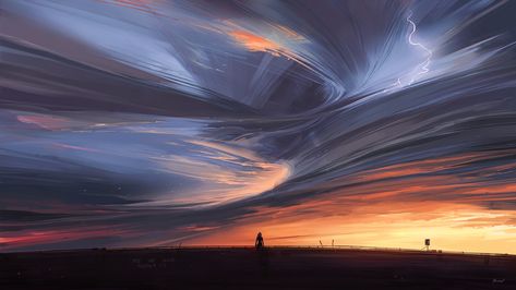 Art Laptop Wallpaper, Wave Sketch, Lost Wallpaper, Alena Aenami, Nighttime Sky, Lego Wallpaper, Instrument Music, Sketch Digital, Women Warriors