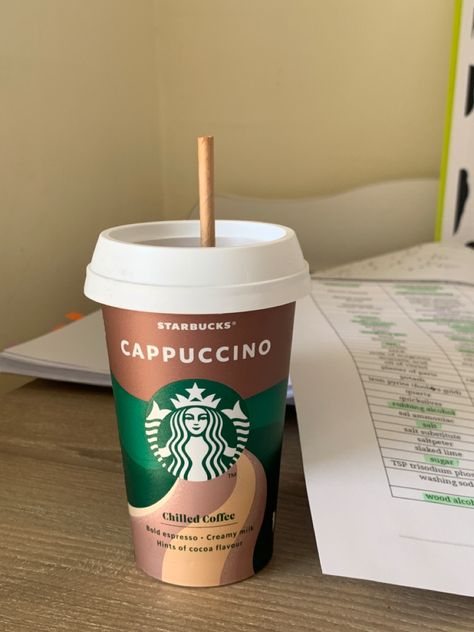 Cappuccino+studying🧸 Starbucks Cappuccino, Salt Substitute, Starbucks Orders, Food Japan, Cool Gifts For Teens, How To Order Starbucks, Healthy Bowls, Happy Birthday Gifts, Indian Motorcycle