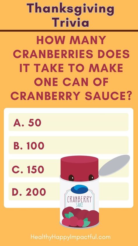 multiple choice Thanksgiving trivia question about cranberry Canadian Thanksgiving Trivia, Thanksgiving Group Activities For Adults, Thanksgiving Ice Breakers For Adults, Family Games For Thanksgiving Day, Thanksgiving Drawing Game, November Games For Kids, Thanksgiving Questions For Adults, Thanksgiving Family Ideas, Thanksgiving Trivia For Kids