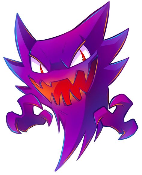 Pokémon Flash, Art Drawing Videos, Hunter Pokemon, Haunter Pokemon, Cute Gengar, Pokémon Drawings, Aztec Warrior Tattoo, Ghost Type Pokemon, Gengar Pokemon