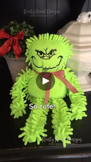 1K reactions · 224 shares | DIY dollar tree grinch! 😍 

This is so easy to make using 2 wash mitts from the dollar tree! 😃🎄

You could also sew this instead of glueing it! 🪡

Don’t forget to like & follow! 😊 And save it for later!

#diycraftideas #grinchchristmas #diygrinch #diychristmascraft #diychristmasdecorations #easycraft #easydiydecor #dollartreecrafts #dollartreedecor #diyinspo #diytutorials #easycraftideas | Rusty Roost Designs Grinch Dollar Tree Crafts, Diy Grinch Crafts, Dollar Tree Grinch, Dollar Tree Grinch Ideas, Grinch Stuff, Grinch Crafts, Grinch Trees, Grinch Christmas Tree, Grinch Christmas Decorations