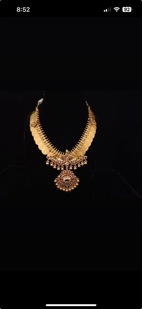 Kasulaperu With Detachable Pendant, Kasulu Peru Designs, Kempula Haram Designs, Kasula Peru Latest Designs, Kasulaperu Latest Designs, Neck Sets Jewellery Gold, Kante Gold Necklaces, Kasulaperu Jewellery, Fashion Jewelry Necklaces Gold