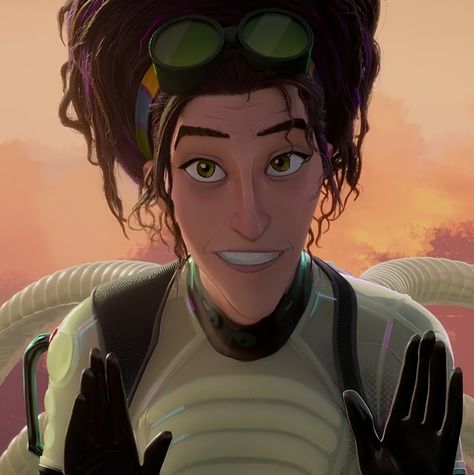 Doc Ock Female, Dr Octavius Spiderverse, Doc Ock Into The Spiderverse, Doc Ock Spider Verse, Doctor Olivia Octavius, Dr Olivia Octavius, Into The Spiderverse Doc Ock, Olivia Octavius Fanart, Doc Ock Arms