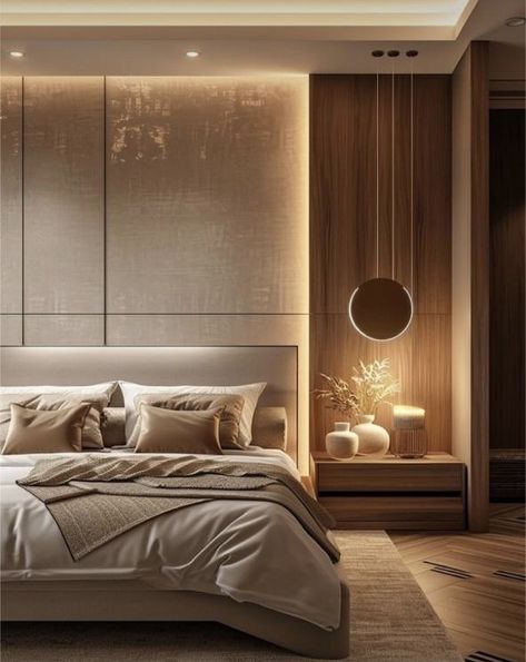 Hotel Bedroom Design, Bedroom Wall Designs, Hotel Interior Design, Bedroom Furniture Design, Modern Bedroom Design, Master Bedrooms Decor, Contemporary Bedroom, Minimalist Bedroom, Luxurious Bedrooms