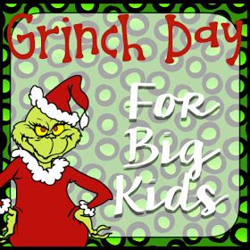 Grinch Day Upper Elementary, Grinch Day At School Activities, Grinch Day Activities, Upper Elementary Christmas, Grinch Day, Holiday Classroom Activities, Grade Three, Christmas Lesson, Teaching Holidays