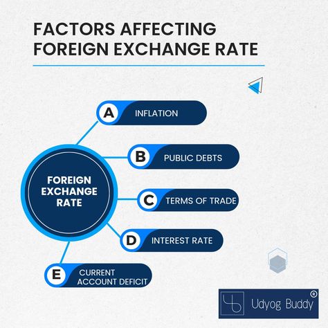 All of these factors determine the foreign exchange rate fluctuations. If you send or receive money frequently, being up-to-date on these factors will help you better evaluate the optimal time for international money transfer. Have any questions? Let us know in the comment section. #udyogbuddy #advisory #businesssetup #consultancy #rbi #foreignexchange #foreigntrade #importexport #duties #importduties #trading #factorsaffecting #national Accounting Education, Foreign Exchange Rate, Money Exchange, Exchange Rate, Exhibition Booth, Money Transfer, Foreign Exchange, Income Tax, Booth Design