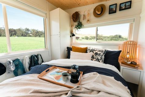 'IKEA' Collaborates On Their First Tiny House Design And The Interior Looks Both Beautiful And Practical Ikea Norden, Tiny House Mobile, Tiny Mobile House, Tiny Bedroom Design, Cozy Houses, Tiny House Trailer, Trailer Home, Tiny House Movement, House Design Kitchen