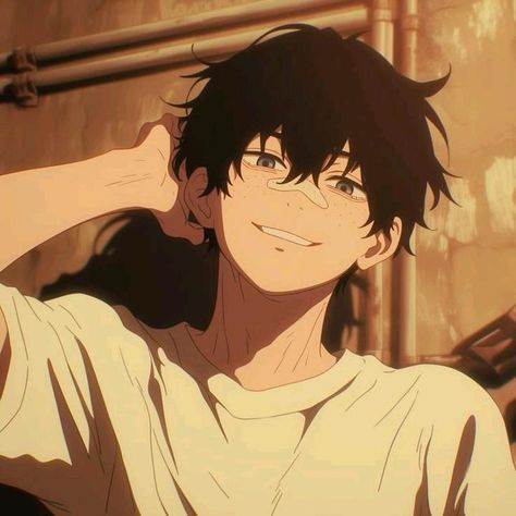 jazzy no TikTok Anime Guy Smile, Anime Eyes Men, Anime Men Eyes, Anime Boy Face Reference, Jjk Face Claim, Black Haired Boy Art, Chainsaw Man Oc Male, Anime Boy Reference, Anime Oc Man