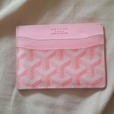 Goyard cardholder pink Pink Goyard Wallet, Pink Goyard Bag, Pink Goyard, Goyard Card Holder, Goyard Handbags, Goyard Wallet, Goyard Bag, Dream Bags, Soft Life