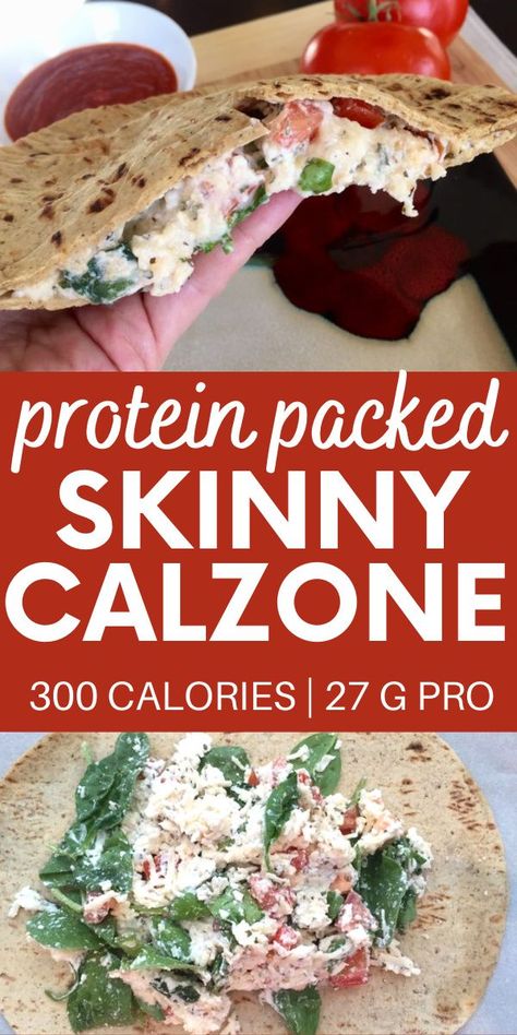 Healthy Calzone Recipe, High Protein Calzone, Homemade Calzone, Carb Cycle, Eating Protein, Macro Counting, Calzone Recipe, Low Gi, Guilt Free Dessert