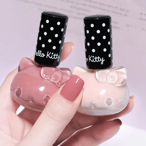 12ML Color Nail Polish Glitter Gel UV Nail Soak Off Nail Hot Selling New Cute Kitty Liquid Nail Gel Varnishes Hybrid Nail Polish - AliExpress Hello Kitty Nail Polish, Hello Kitty Nail, Cheap Nail Polish, Kitty Nail, Cat Nail, Nail Soak, New Nail Polish, Girl Cat, Liquid Nails