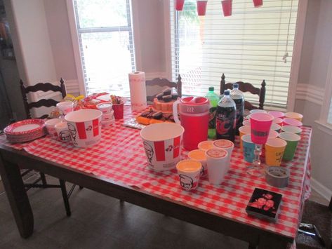 Food Table Ideas, Trailer Trash Party, Trash Bash, Trash Party, Party 2023, Food Table, Birthday Board, Trailer Park, Table Ideas